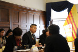 Congressman Tran meeting with human rights advocates on the 50th anniversary of the Fall of Saigon. 